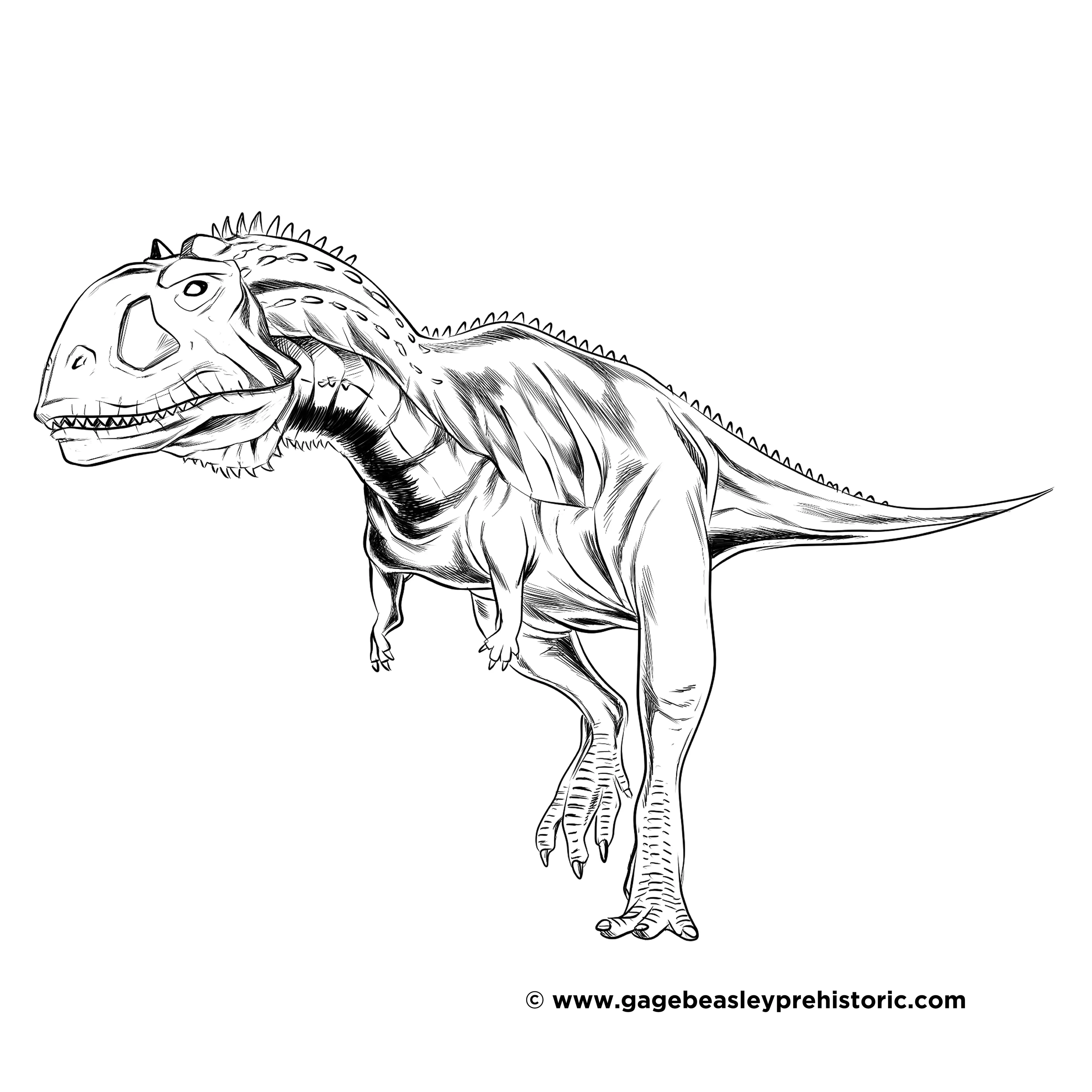 majungasaurus size